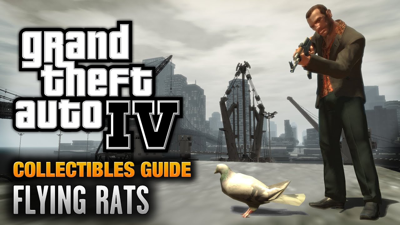 GTA 4 - Flying Rats Guide [Endangered Species Achievement / Trophy] (1080p)