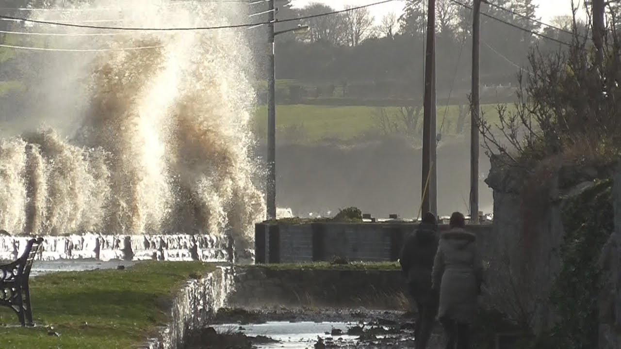 Storm Disaster in Skerries, Ireland 2013