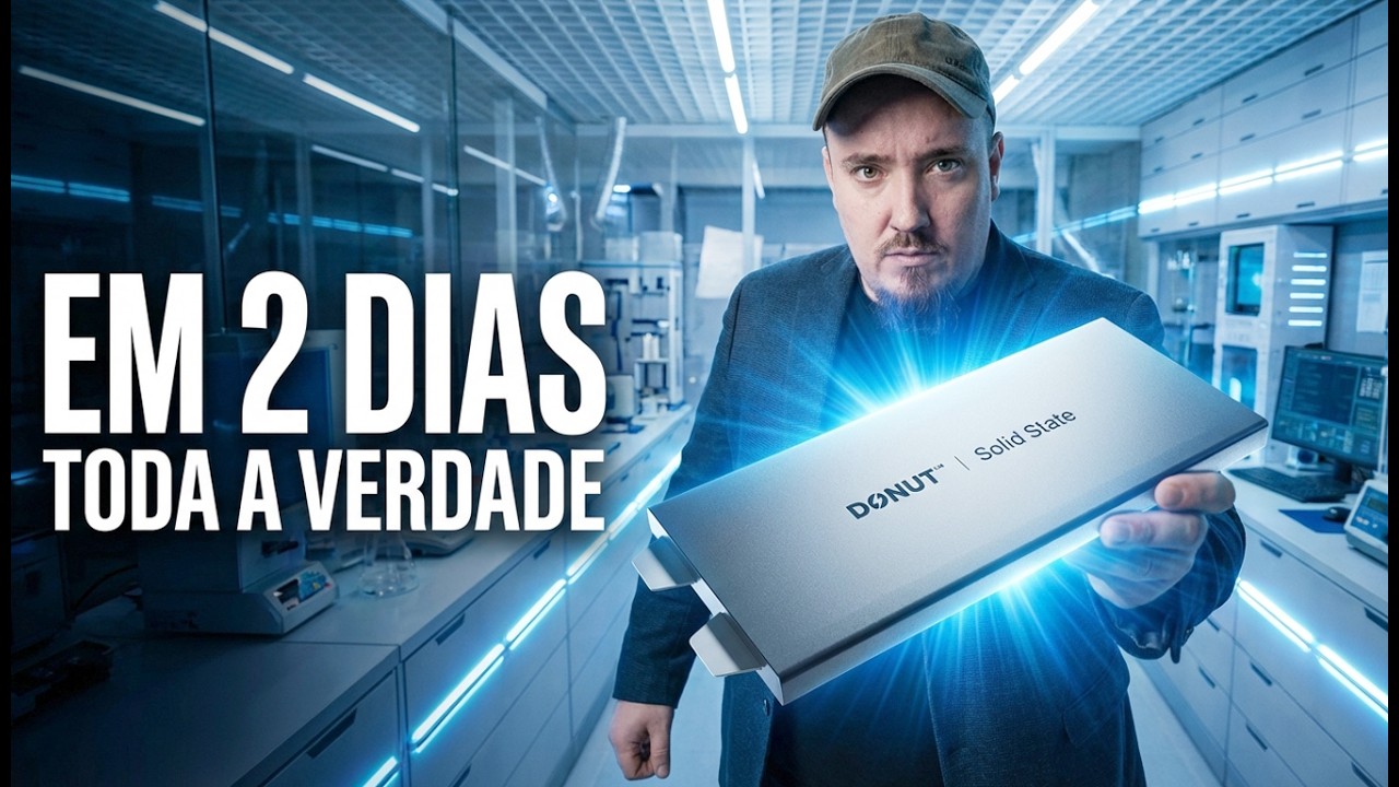 Chamaram de Golpe… Agora a Donut Lab Vai Provar Que a Bateria de Estado Sólido é Real!