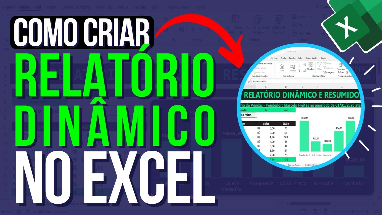 Como Criar Relatório Dinâmico e Resumido no Excel