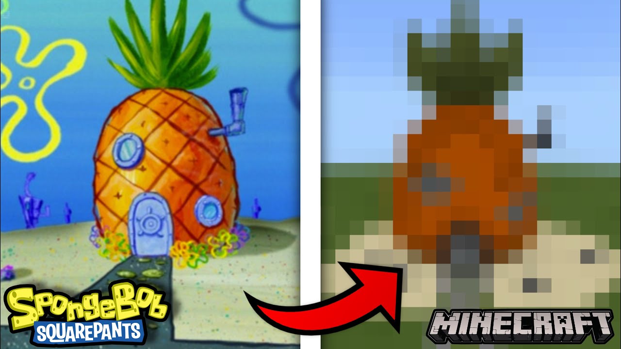 I built the Bikini Bottom in Minecraft! | Episode one (SpongeBobs house)