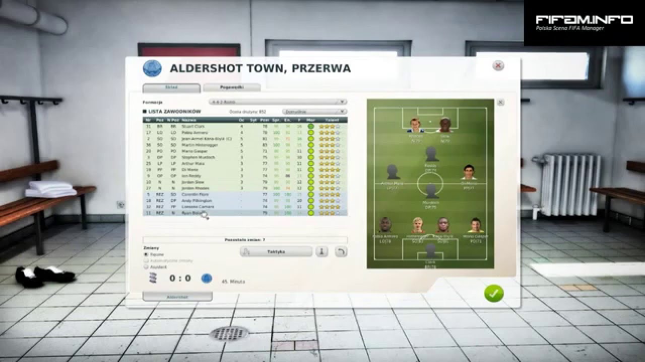 Let's play FIFA Manager 12 PL Part 61 Aldershot Town