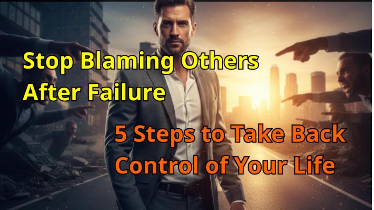Stop Blaming Others After Failure – 5 Steps to Take Back Control of Your Life