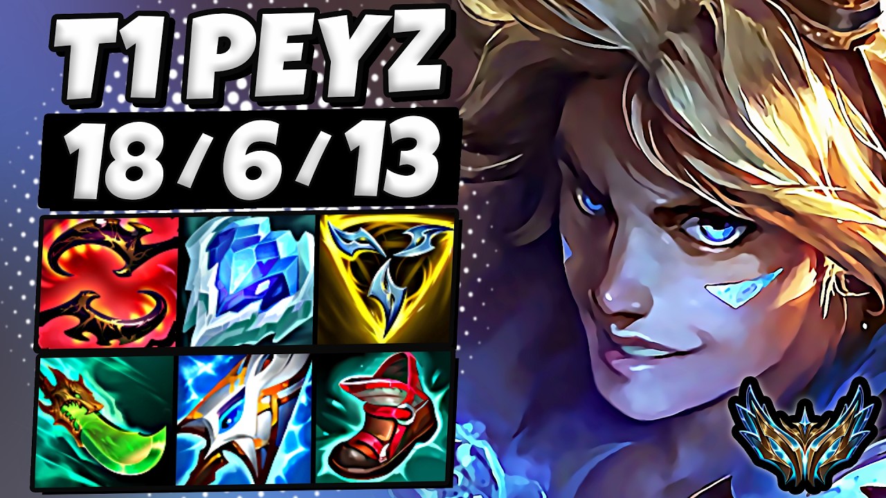 T1 Peyz Ezreal vs Sivir [ ADC ] Korea Challenger 2287 LP | Patch 26.6