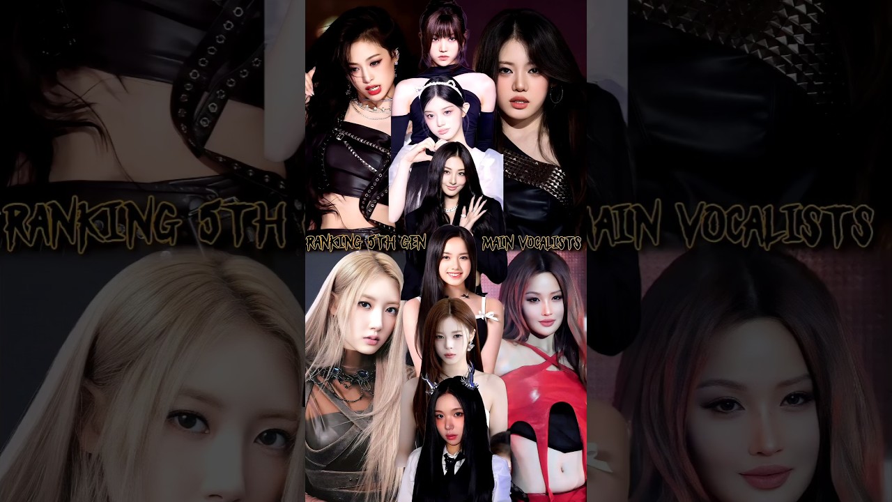 5TH GEN MAIN VOCALS RANKING #babymonster #shorts #fyp #kpop