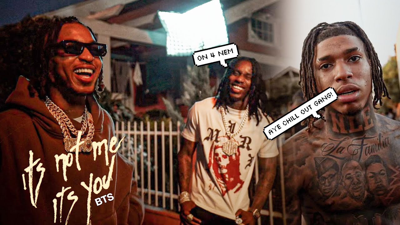 DDG, Polo G, & NLE Choppa Behind The Scenes For “9 Lives” **HILARIOUS**