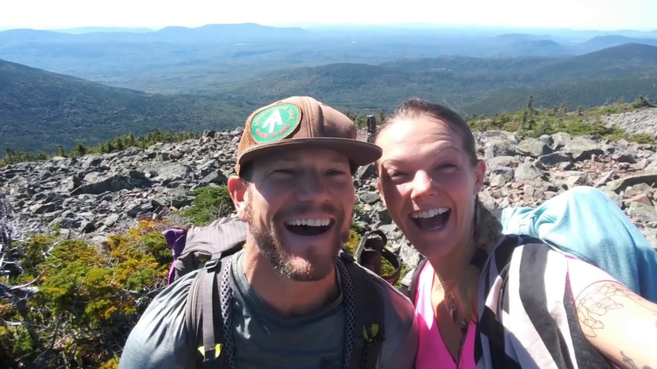 Day 163 on The Appalachian Trail, White Cap Mountain, First View of Katahdin !