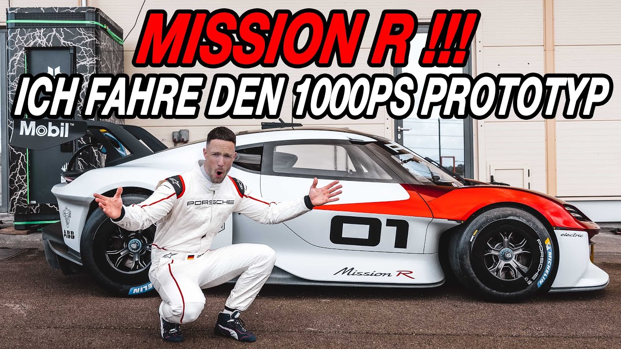 Porsche Mission R - Ich fahre den 20 Mio.&euro; Prototyp - 1000PS Rennwagen auf Slicks