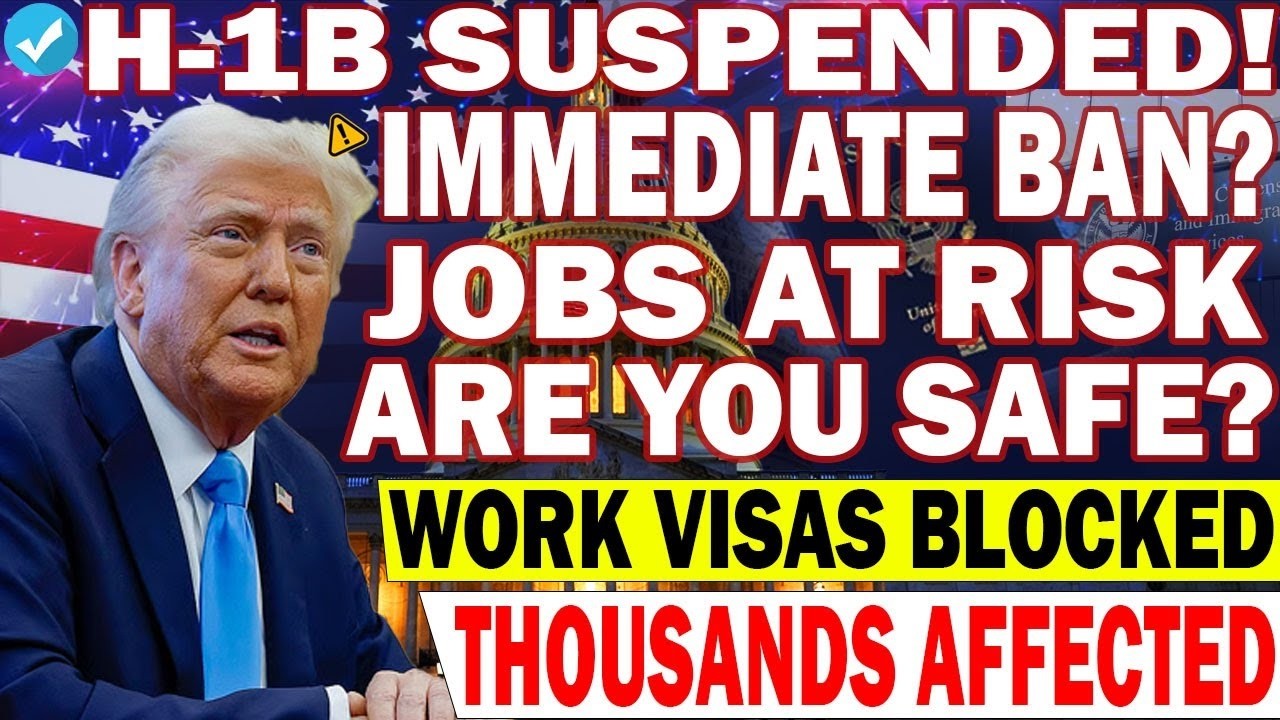 🚨 H-1B SHOCK 2026 | Government Orders Immediate Pause on H-1B Hiring