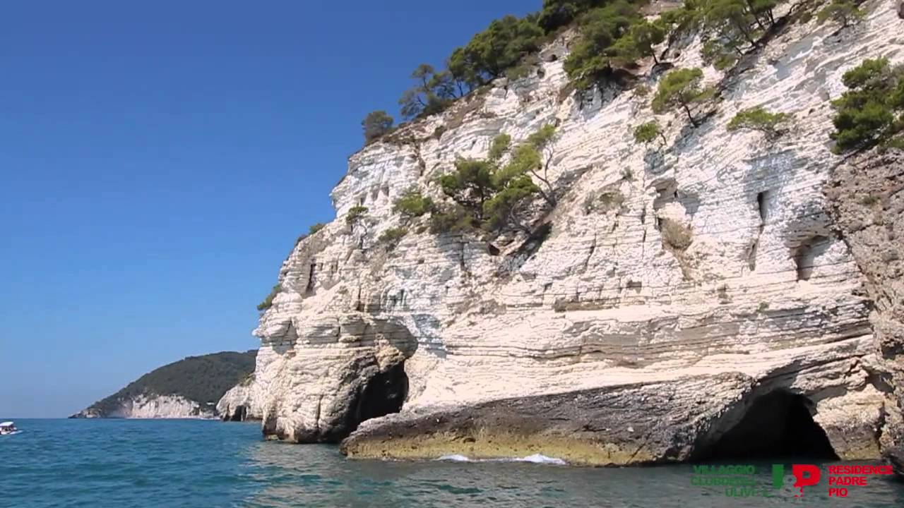 Vieste estate 2015 - Escursione Grotte Marine - Villaggio Club Degli Ulivi