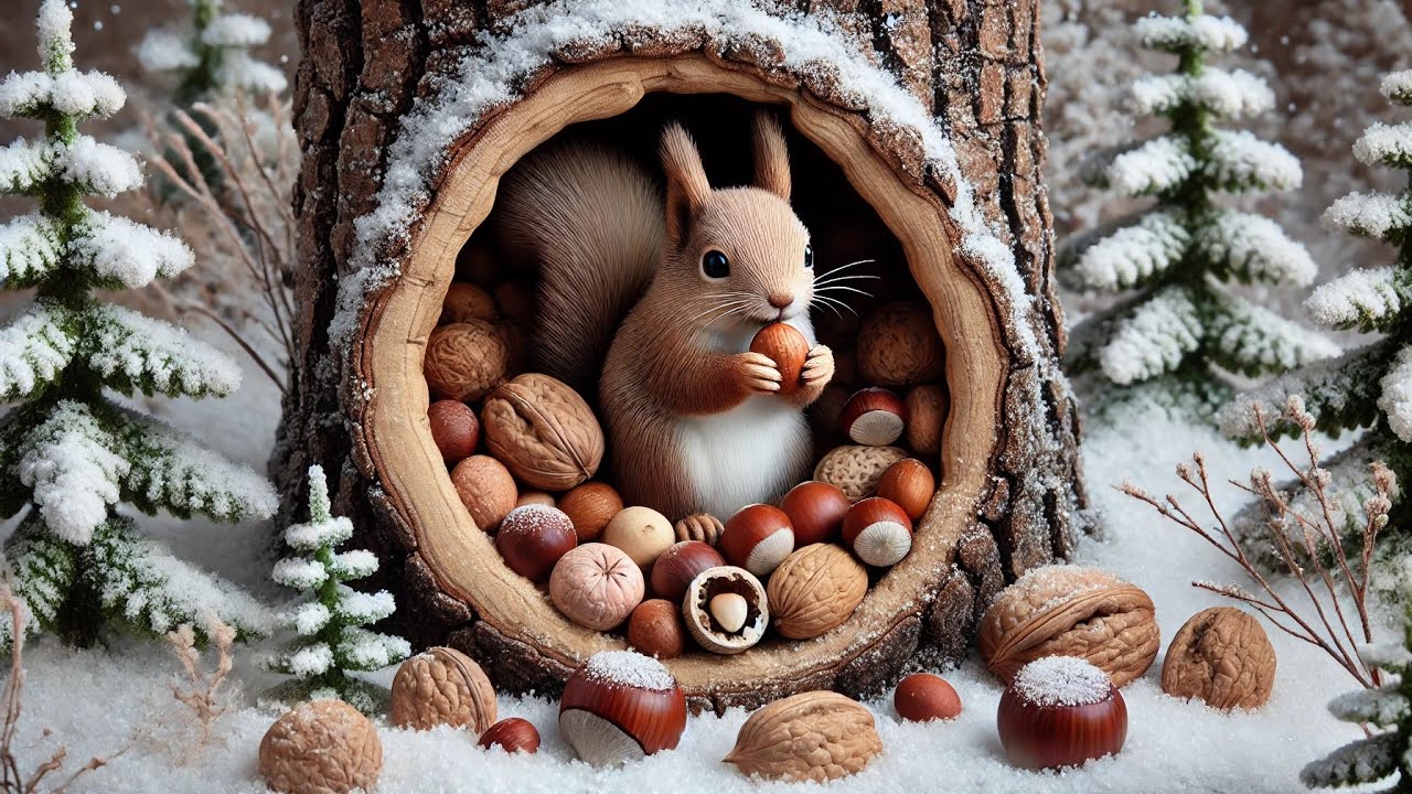 How Squirrels Survive Winter: Nature's Tiny Survivalists!