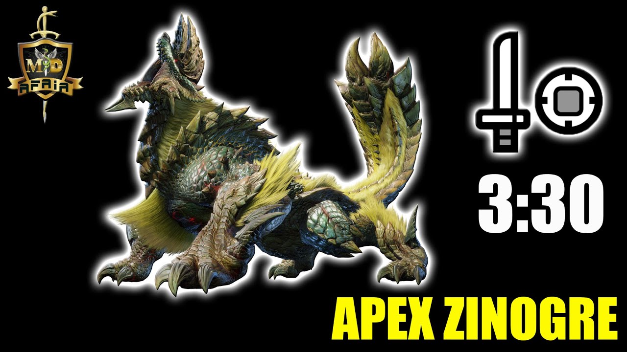MHR PC | APEX ZINOGRE (SnS Solo) - 3:30