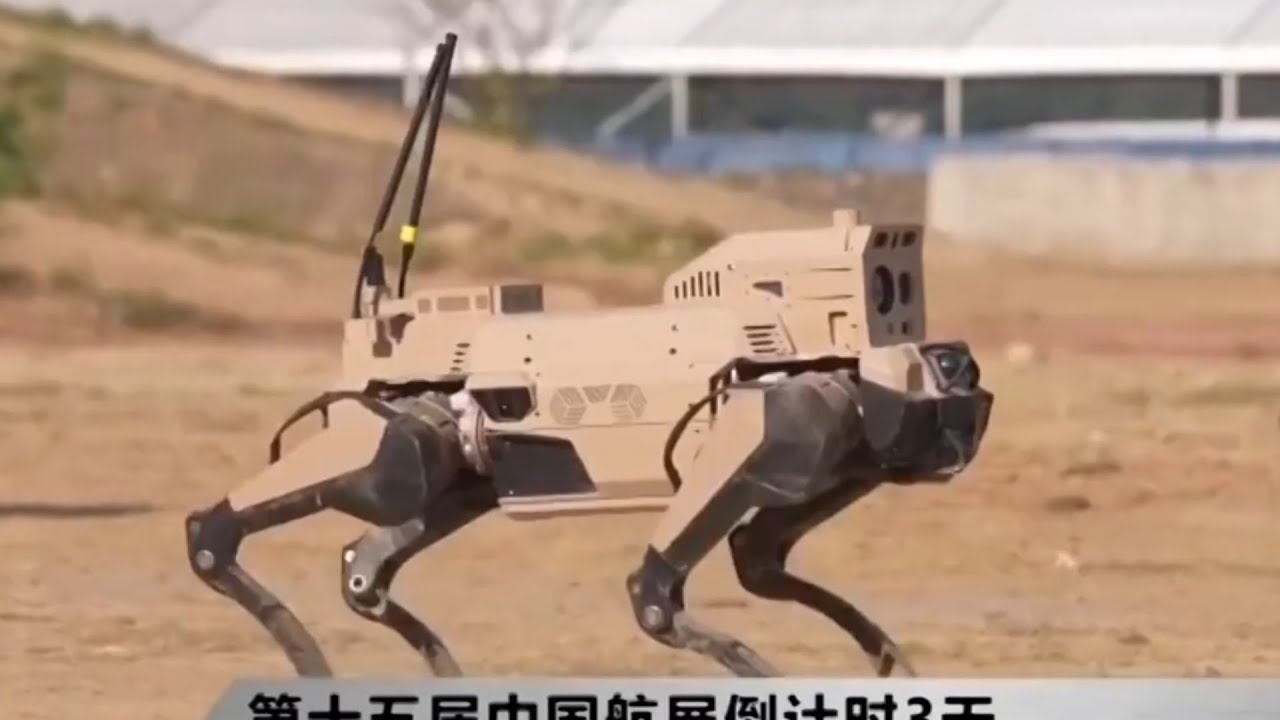 China releases footage of &lsquo;robot wolves&rsquo; in show of military might against Taiwan