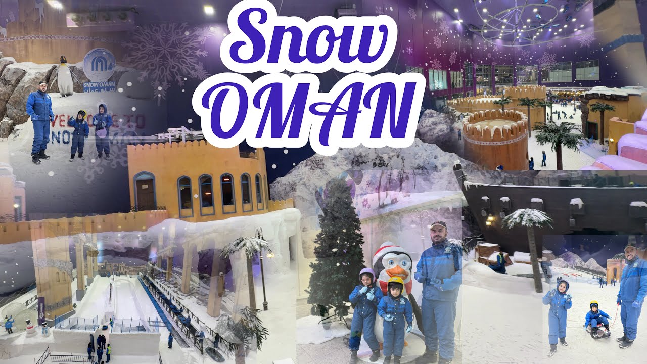 Snow Oman ❄️ 🇴🇲  (سنو عمان) Muscat || Mall of Oman #explore #snowpark #oman