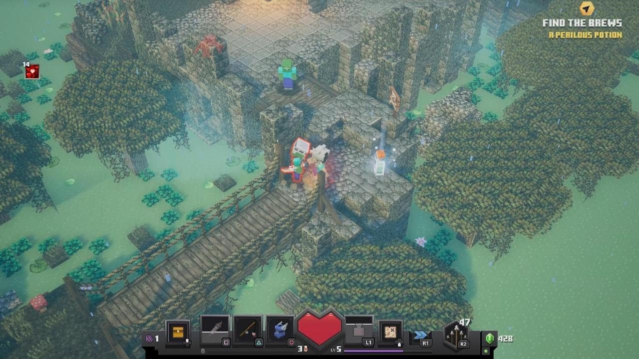 Minecraft Dungeons ثالث فيديو