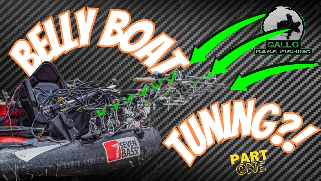 Belly Boat - Vi mostro il mio setup, il portacanne