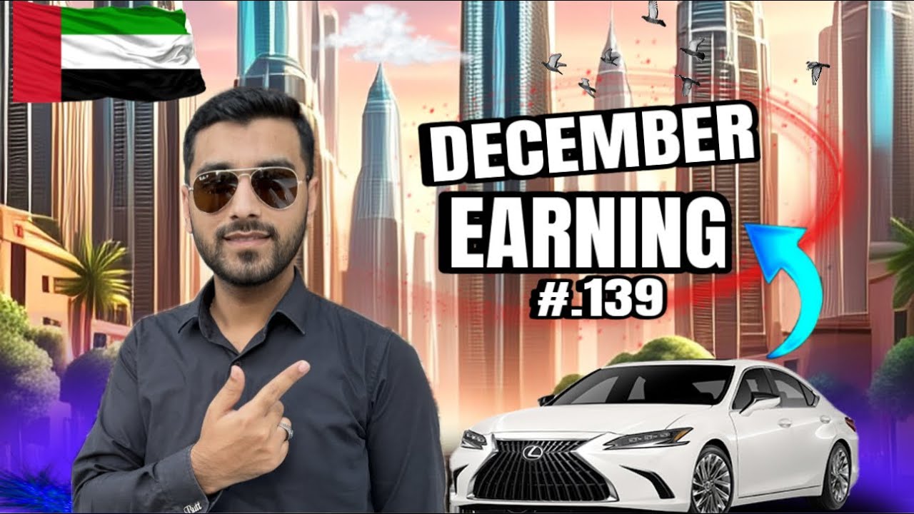 Lexus Driver Monthly Earnings In December | Dubai Limousine Uber Careem Bolt Monthly Earnings