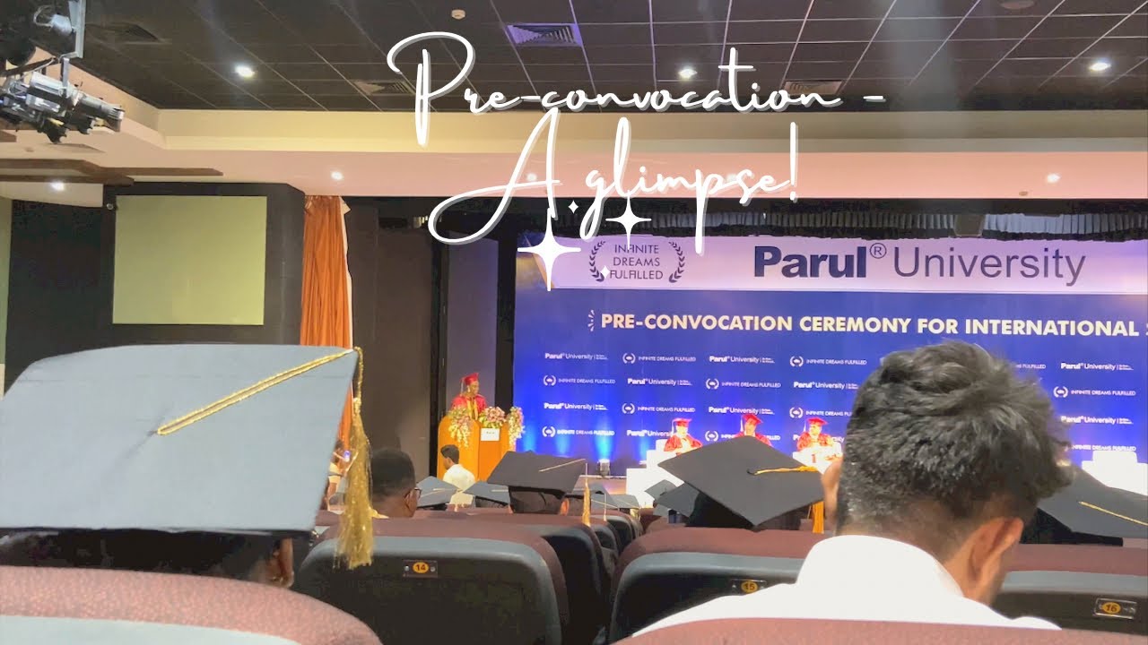 Parul university Pre-convocation for International students with Miss Zozibini Tunzi | A glimpse!