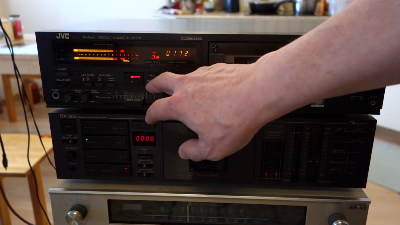 JVC TD V66 & Marantz 2220B & Kenwood LS-800