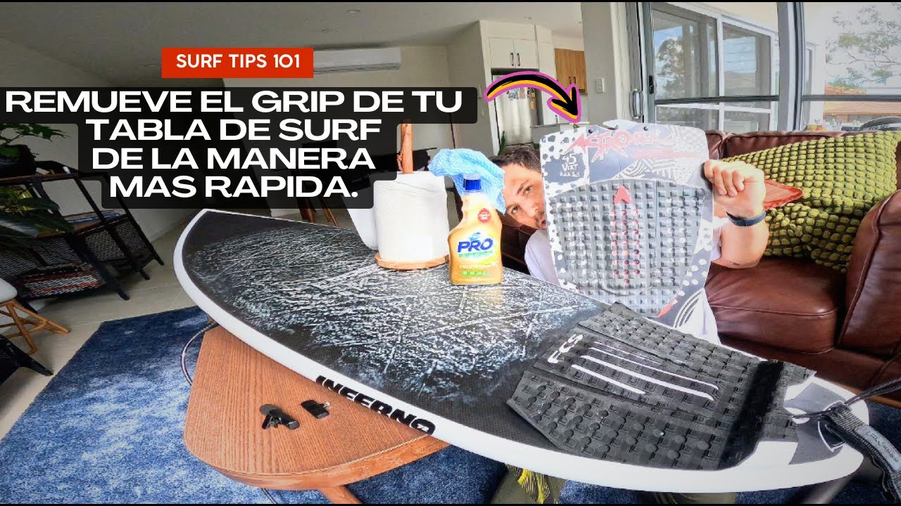 Como Quitar el Grip de tu Tabla de Surf en 5 Minutos o Menos