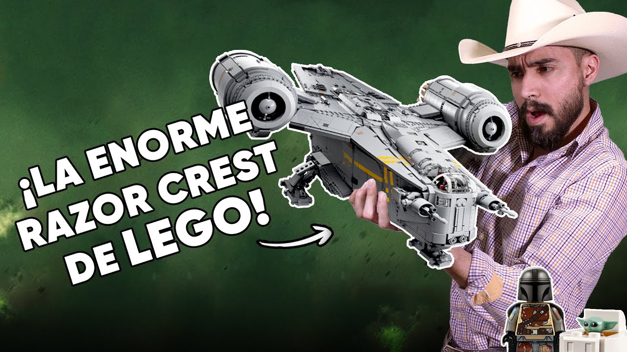 Armé la nave del Mandalorian en LEGO, la UCS Razor Crest.