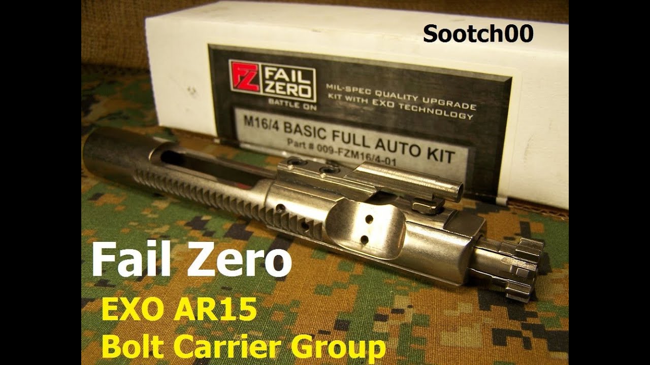 FAIL ZERO EXO AR15 / M4 Bolt Carrier Group
