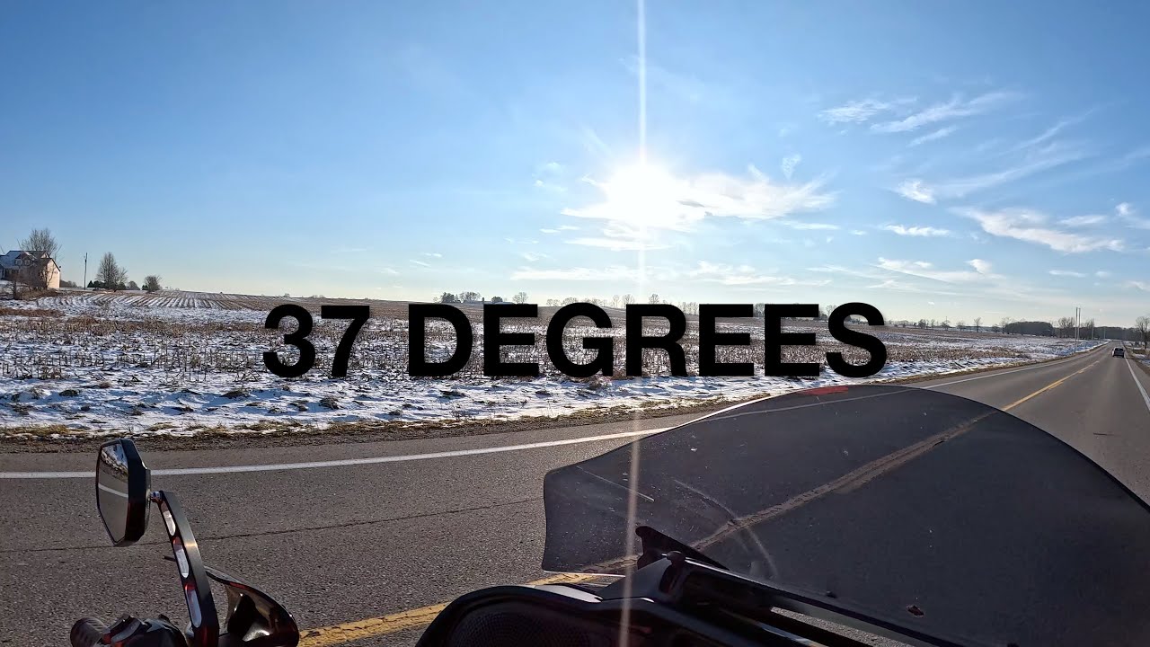 Heated Gear, You can ride in 37 degrees on a Motorcycle