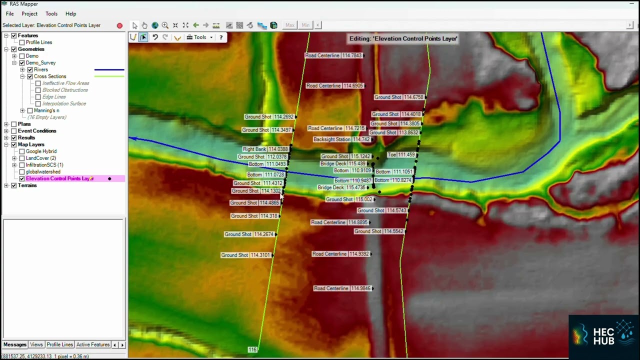 How To Import Survey Data In Just 5 Minutes In HEC RAS| Update Channel Bathymetry On RAS Mapper