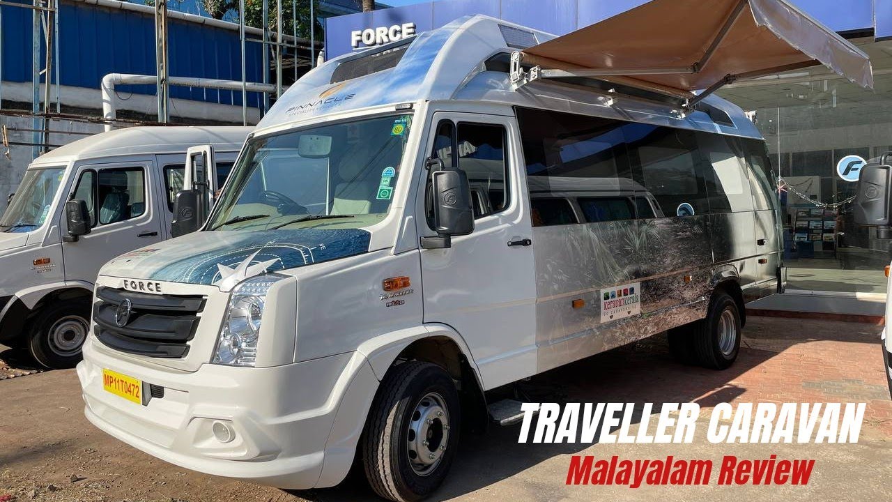 FORCE TRAVELLER CARAVAN 2022 Malayalam Review | Force Motors | @MainakManoj