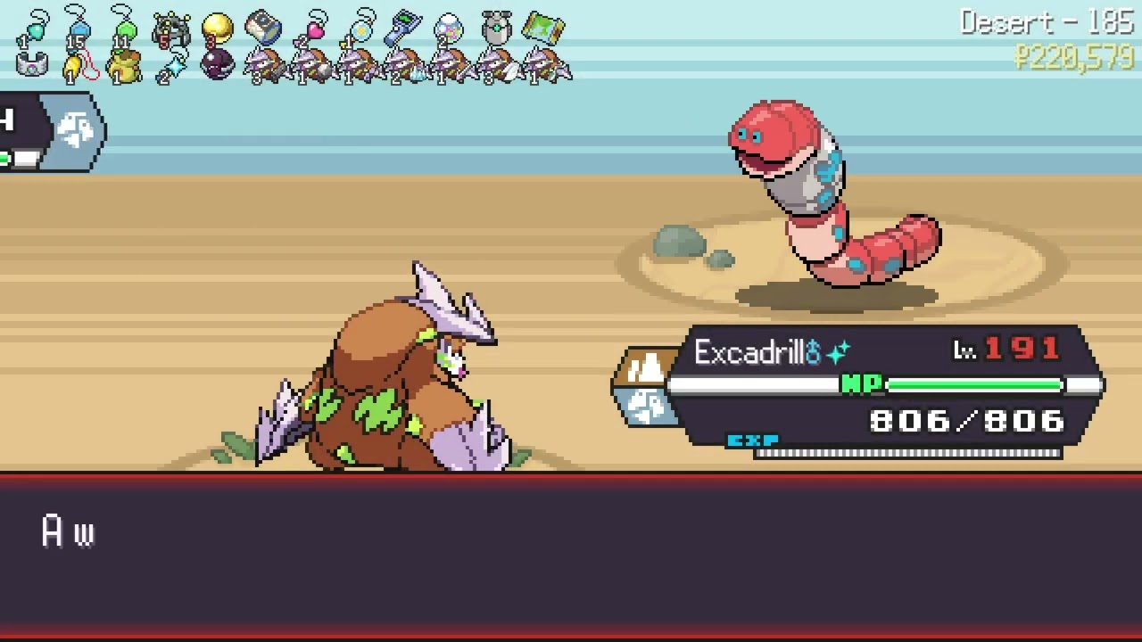 [PokeRouge] Excadrill carry (140-200)