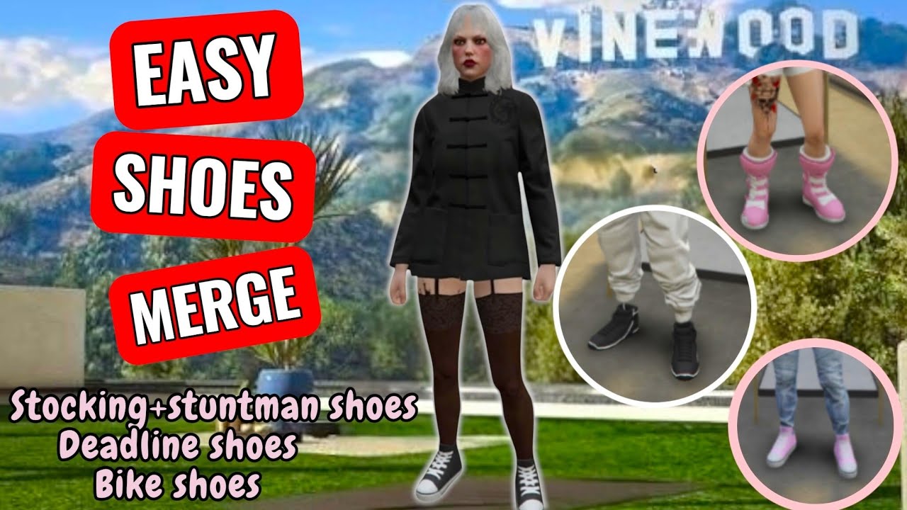 🔥 NEW 🔥 Mansion Glitch! EASY Shoes Merge on Any Outfit 👟✨ | GTA Online |