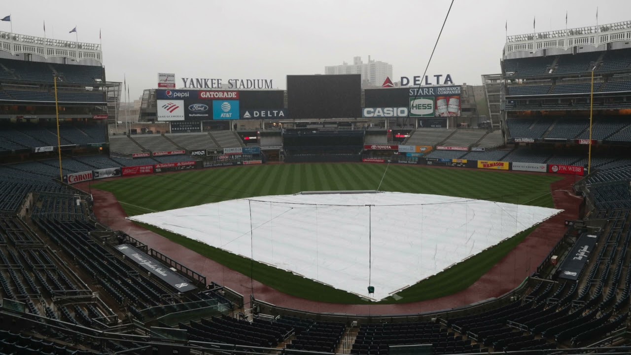Baseball Zen | Yankee Stadium | Soothing Rain Sounds for Relaxation, Sleep, Focus