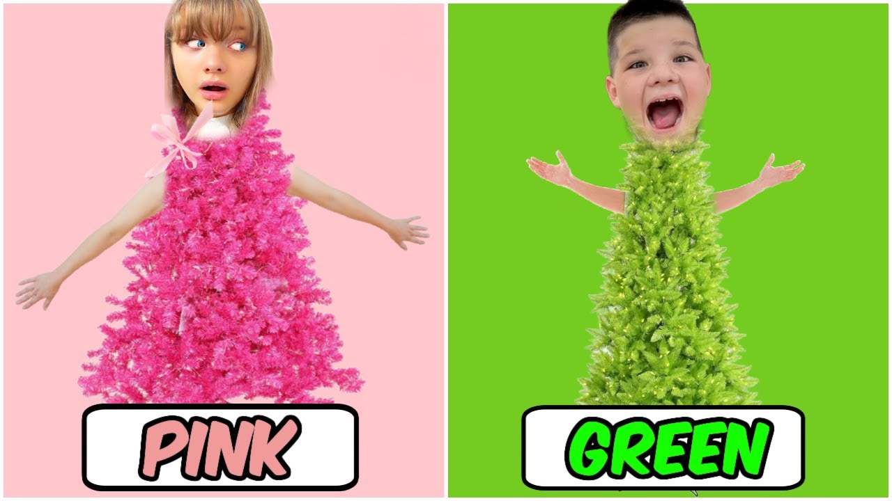 ONE COLOR Christmas Tree Challenge