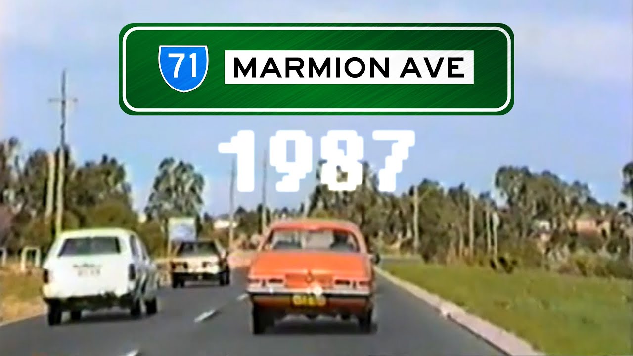 1987: Driving on Marmion Avenue in the 80s (Vintage Footage) (Excerpt)