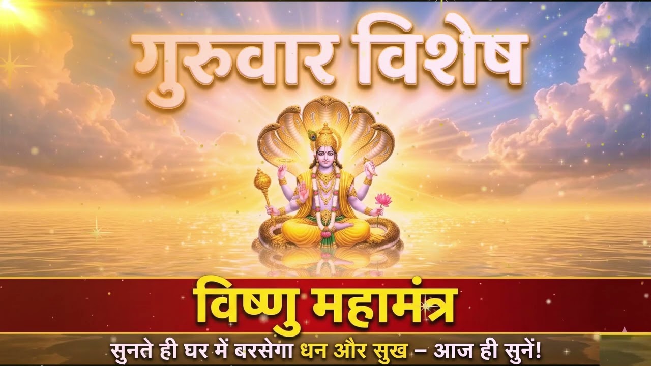 ॐ नमो नारायणाय: सिर्फ 11 बार सुनने से दूर होंगे जीवन के सभी कष्ट | Om Namo Narayana Mantra 108 Times