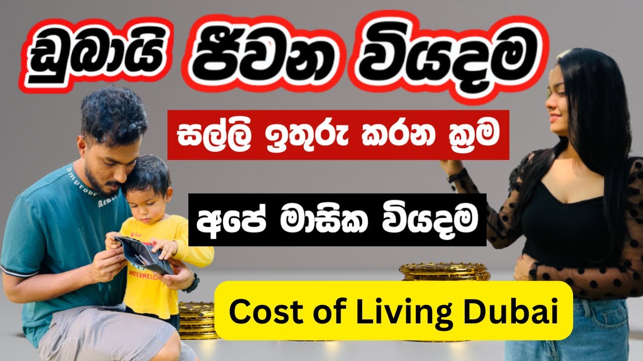 ඩුබායි අපේ මාසීක වියදම 💵| Cost of Living in Dubai| Room Rent🏠| Transport 🚌| Grocery 🛒 | Sinhala