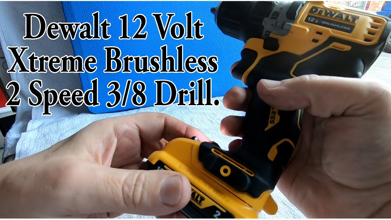 Обзор дрели-шуруповерта Dewalt 12 Volt Xtreme 3/8.