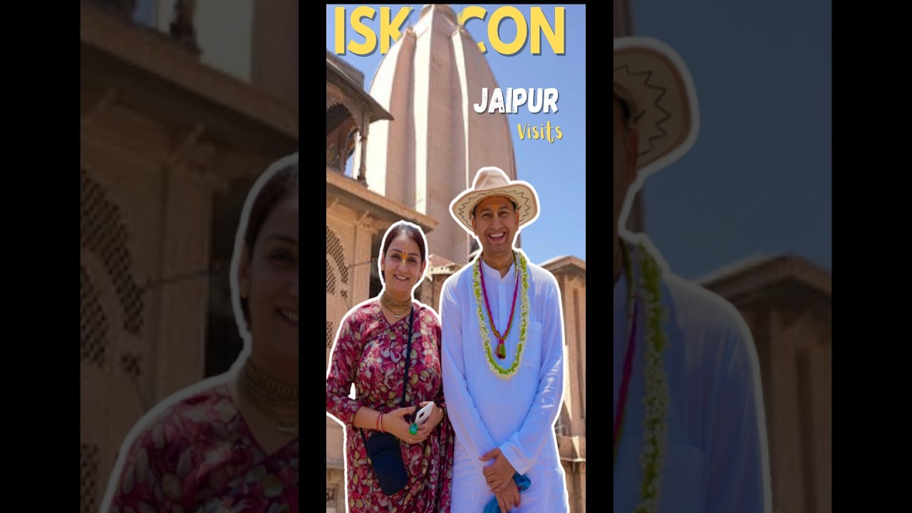 ISKCON JAIPUR visit☀️#jaipur #iskconjaipur #travel