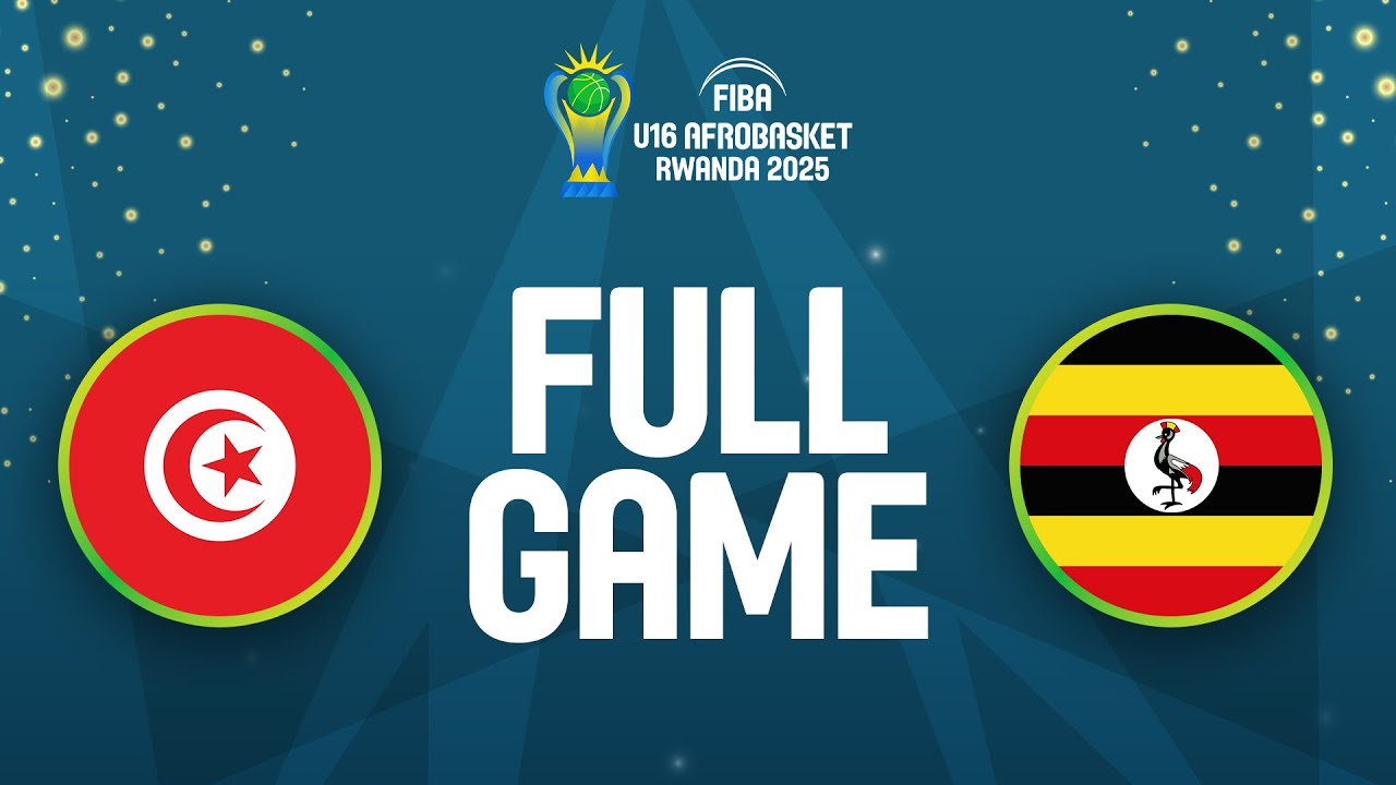 Group Phase | Tunisia v Uganda | Full Basketball Game | FIBA U16 AfroBasket 2025