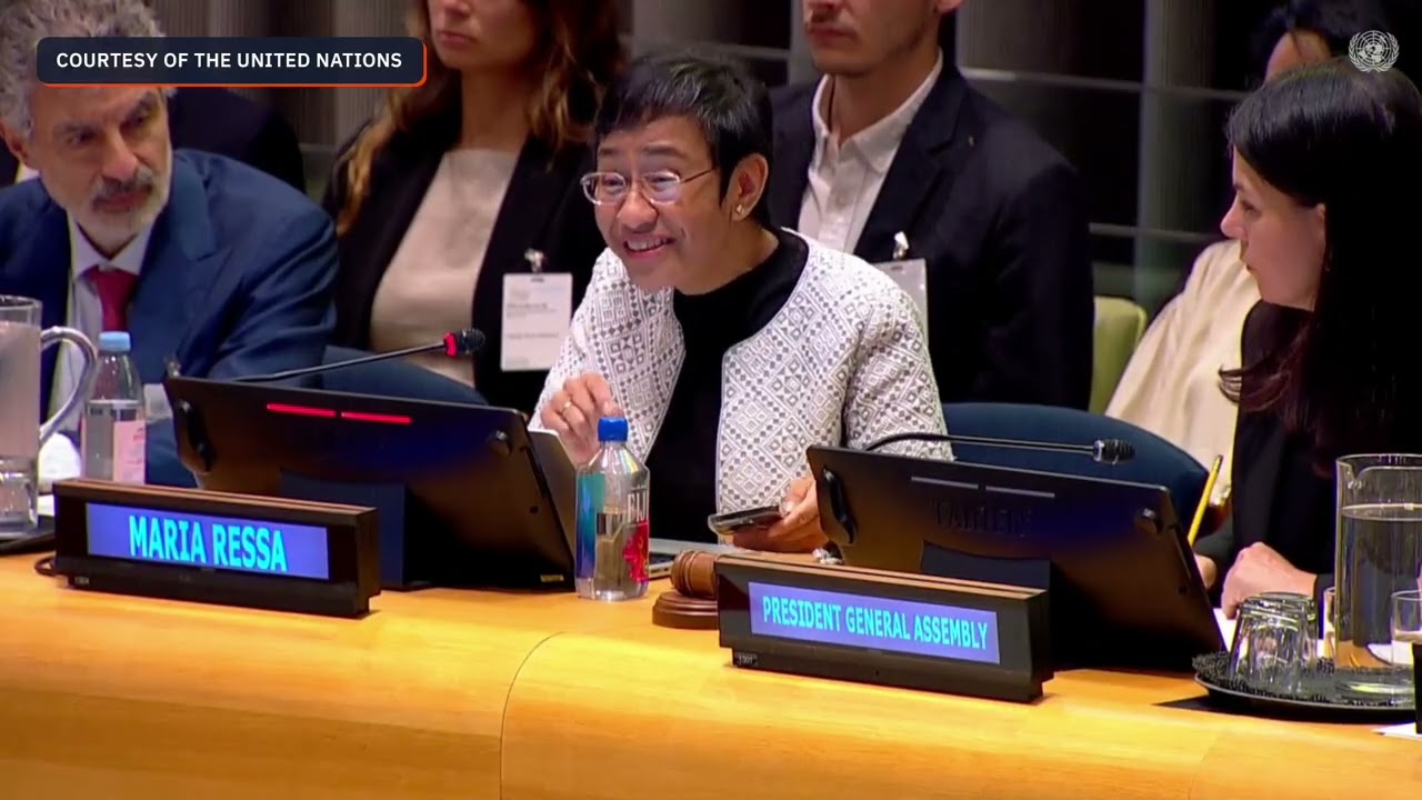 Nobel laureate Maria Ressa highlights global consensus on AI risks and opportunities