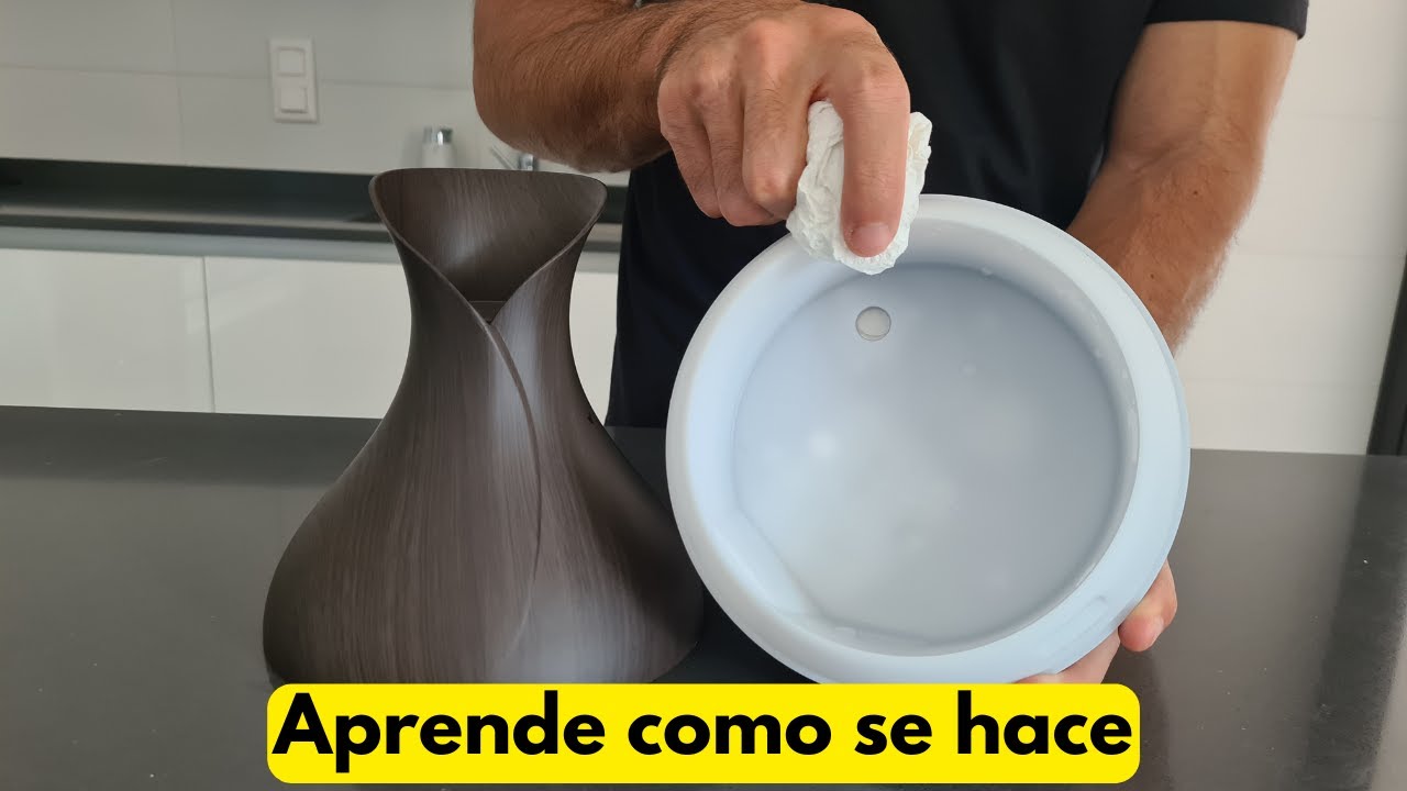 ¿Cómo limpiar un humidificador? ✅​ 3 formas para una limpieza profunda
