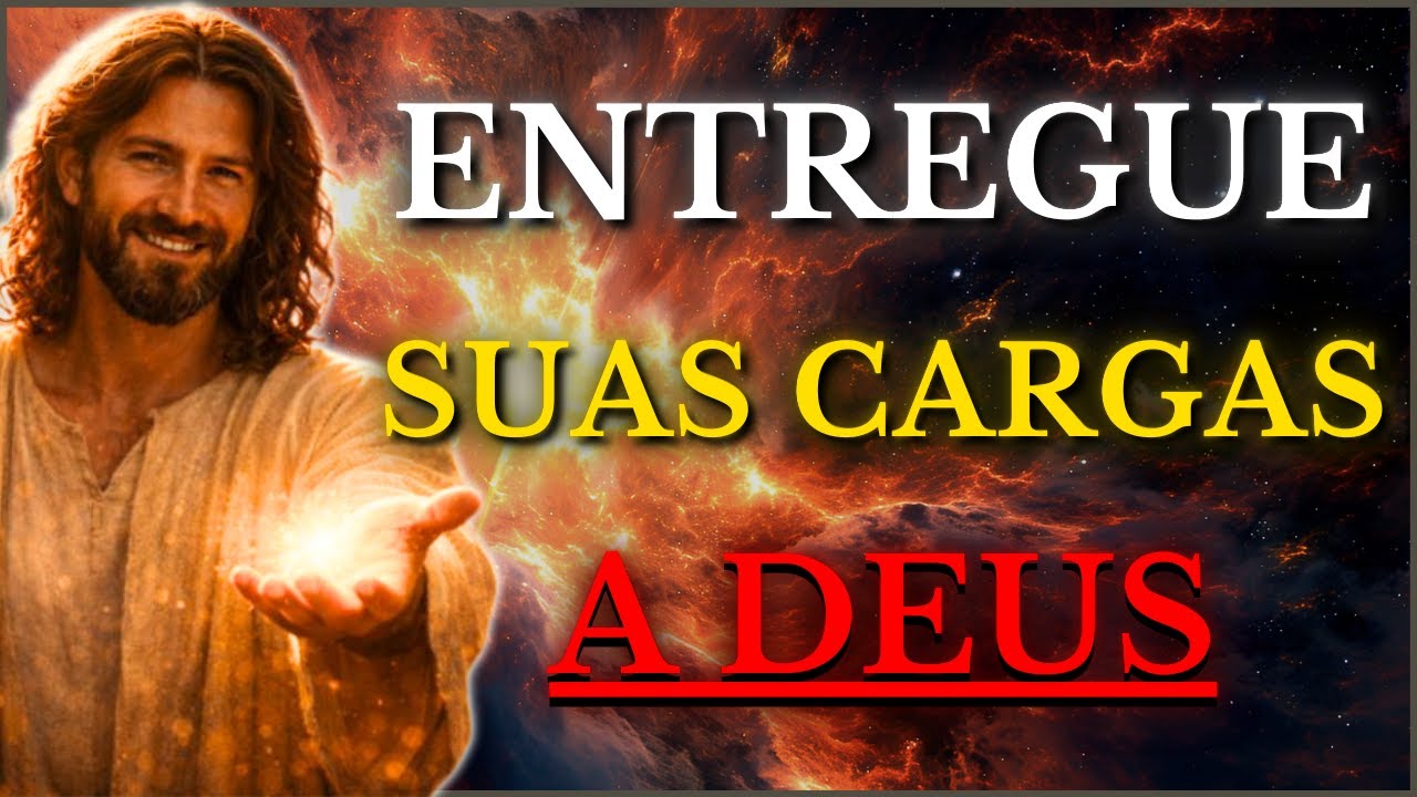 DEUS TE DIZ HOJE: DESCANSE EM MIM, NÃO CARREGUE SOZINHO O QUE EU POSSO LEVAR POR VOCÊ