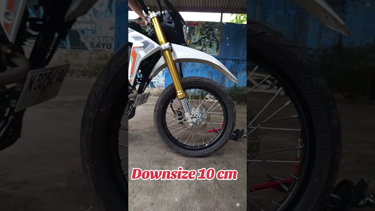Cara Downsize Shock depan CRF 150 #servisshock #servisshockcrf#satriashockbreaker