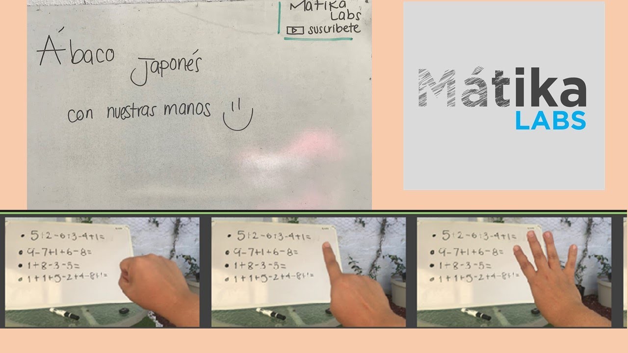 Ábaco Japonés | practica con nuestras manos| ejercicios con unidades