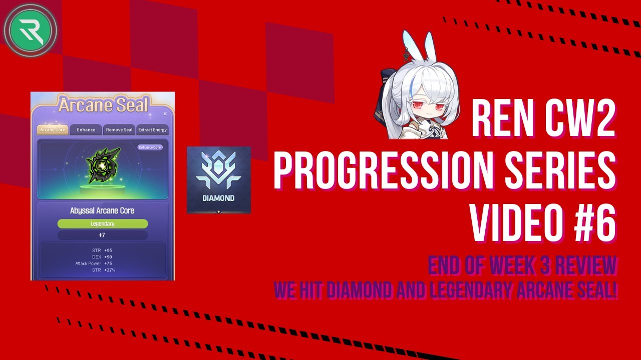 [GMS Kronos] CW2 Ren Week 3 Progression - Legendary Arcane Seal and CW Diamond!