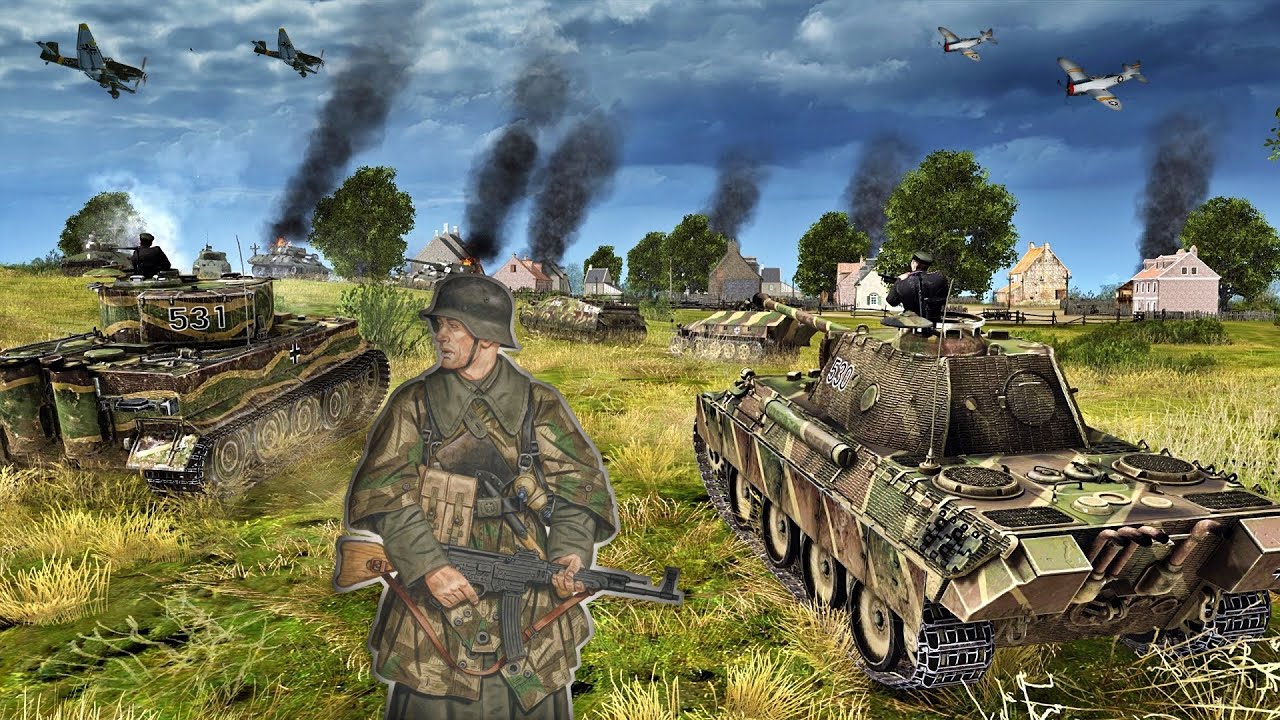 INTENSE Armoured Clash in Northern France - 1944 | Gates of Hell