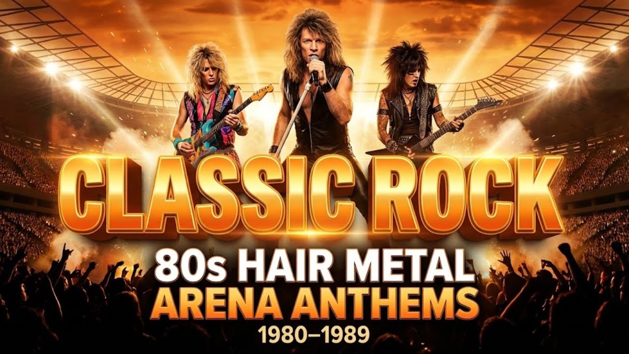 80s Hair Metal & Arena Anthems (2026) | Bon Jovi, Def Leppard, Poison, Mötley Crüe + More