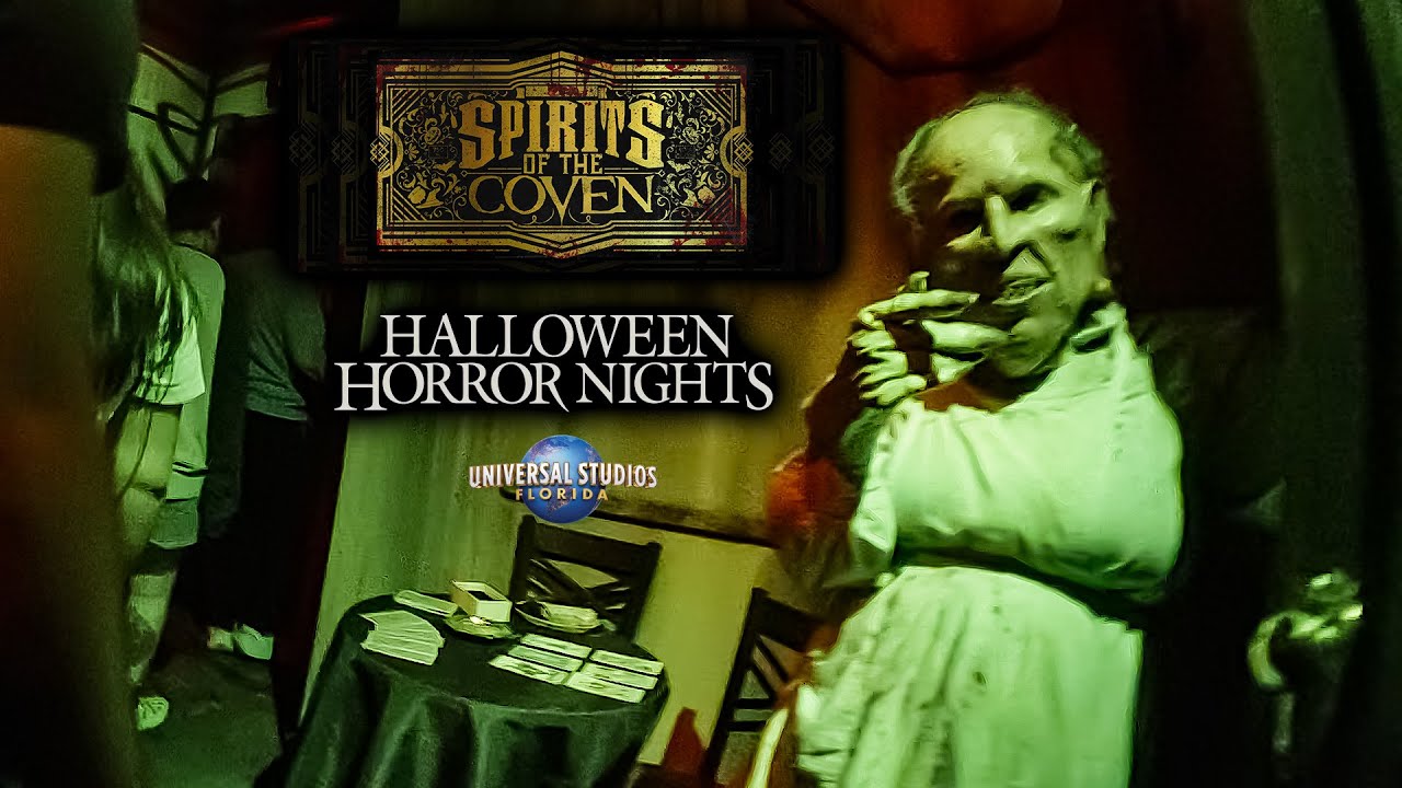 2022 Spirits of the Coven Haunted House 4K POV HHN 31 Universal Studios Florida
