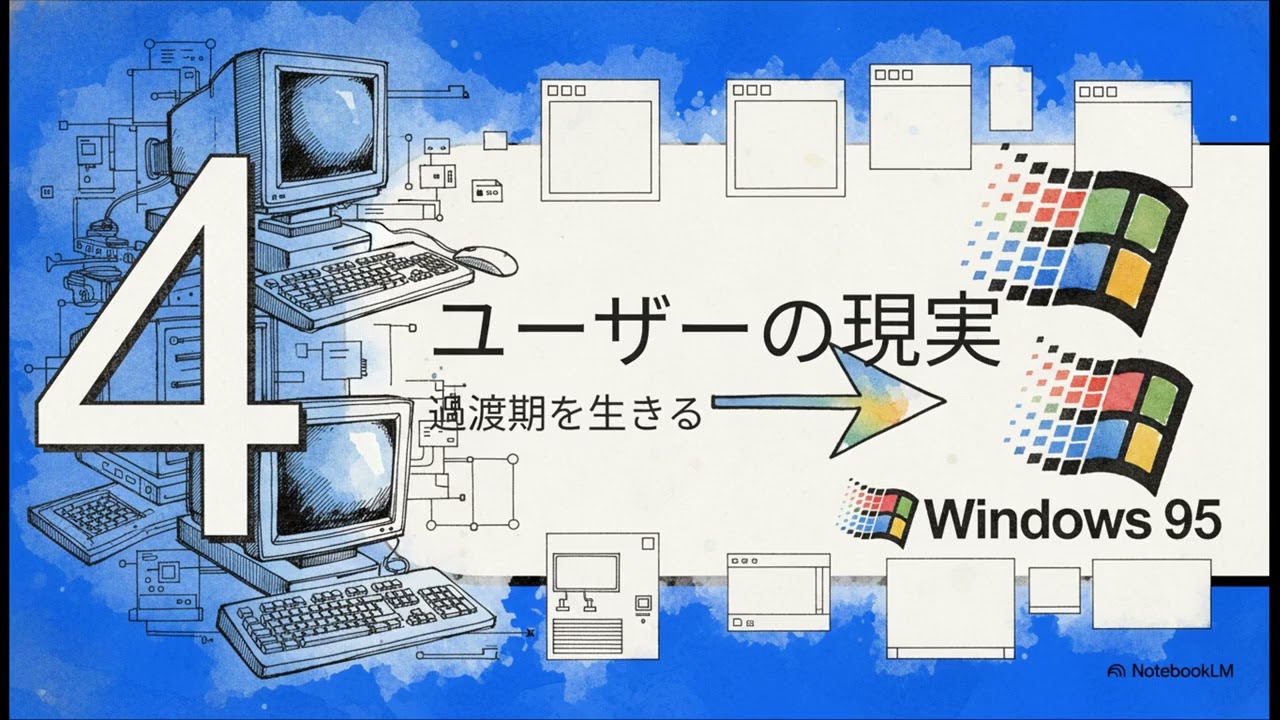 PC 9821の夜明け #レトロPC #PC98 #PC9821 #98MULTI #NEC #Windows3 #MSDOS #パソコンの歴史