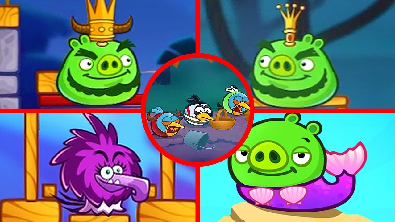 Angry Birds Reloaded - All Bosses (New Update Ham'O'Ween) 1080P 60 FPS